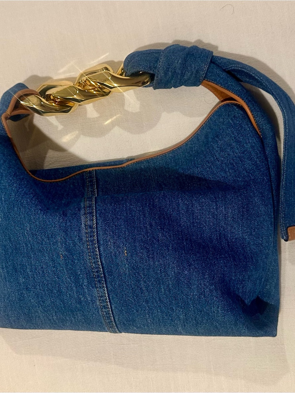 JW Anderson Blue Denim Chain Bag - Picture 9 of 10